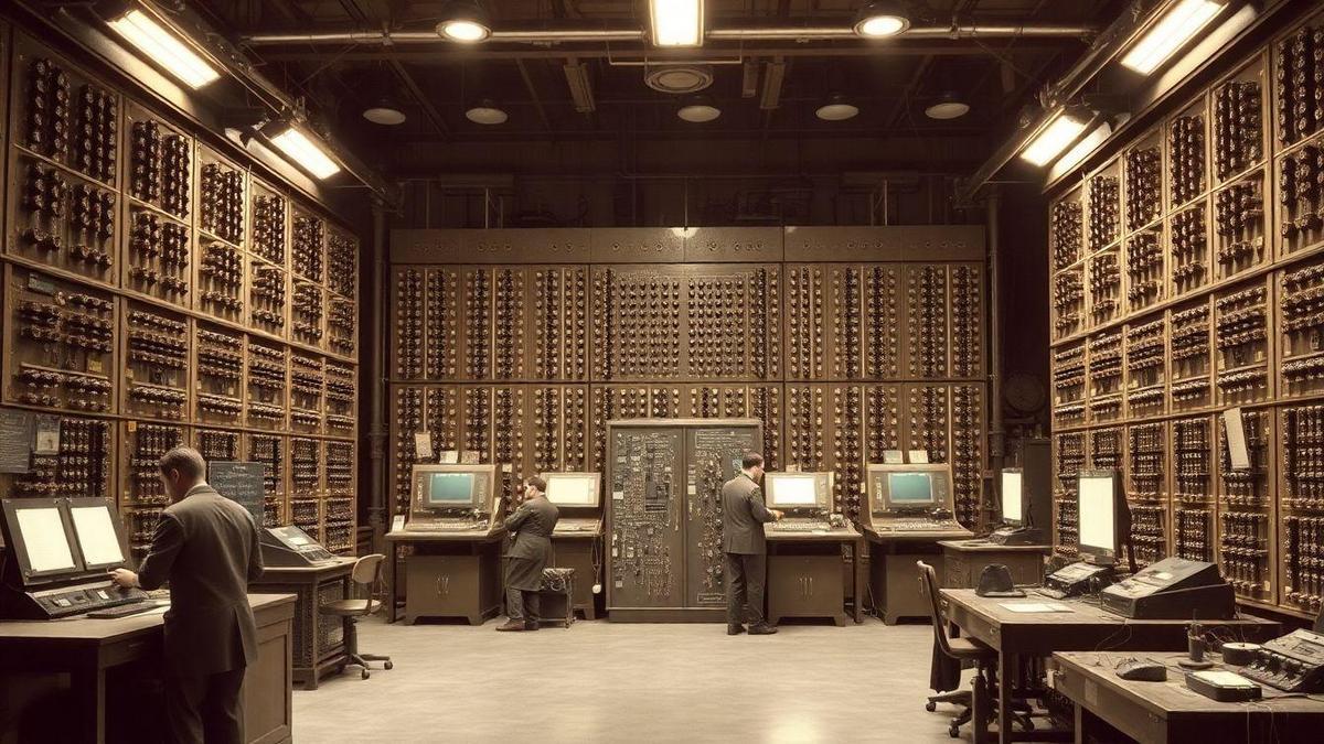 O tamanho impressionante do primeiro computador do mundo